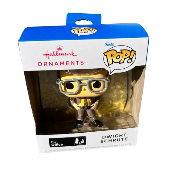 NEW Hallmark THE OFFICE - Dwight Schrute  - FUNKO POP! Fun Christmas Ornament - Picture 9 of 10